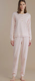 Pigiama donna lungo noidinotte tinta unita 3 bott 9101/9102/9103 9481