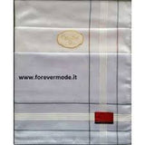 Fazzoletti da Taschino Colombo in Cotone – Colori Bianco e Fantasia, Morbidi e Classici