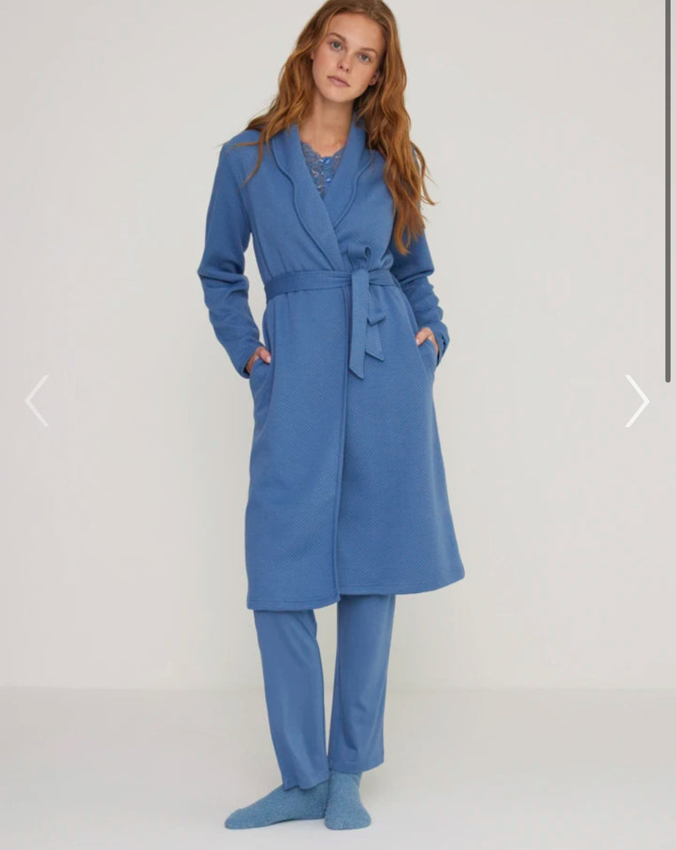 Vestaglia in matelassè sciallata donna noidinotte 2982 2984