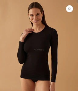 MAGLIA A GIROCOLLO IN COTONE ELASTICIZZATO  4055