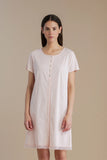 Camicia Notte Noidinotte Donna Plus – Cotone, Manica Corta