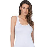 Canotta con bordo raso donna filo di scozia speroni 545