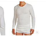 MAGLIA UOMO A MANICA LUNGA IN LANA E COTONE SINTONIA DI RAGNO