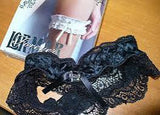 Giarrettiera Elegante in Pizzo – Colori Bianco e Nero, Ideale per Sposa, Cerimonia o Occasioni Speciali e ysabel mora 10185