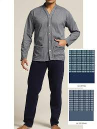 Pigiama Uomo Aperto Conformato Bip Bip – 100% Cotone, Taglie Forti (4XL-6XL), Comodo e Classico