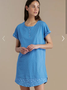 Camicia da notte noidinotte manica corta elegante 3193 3194