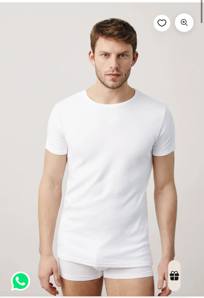 T-shirt girocollo termica ysabel mora uomo 70103 771