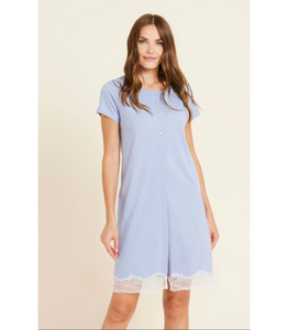 Camicia Notte Noidinotte Donna Plus – Cotone, Manica Corta