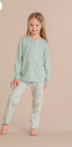 Pigiama bambina lungo cotone noidinotte 3 bott 2502