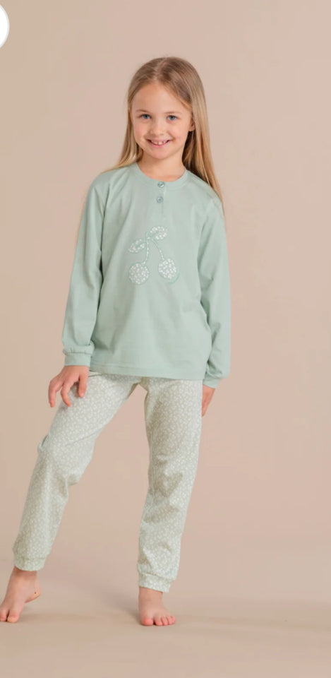 Pigiama bambina lungo cotone noidinotte 3 bott 2502
