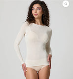 Manica lunga girocollo cashmere jadea 4064