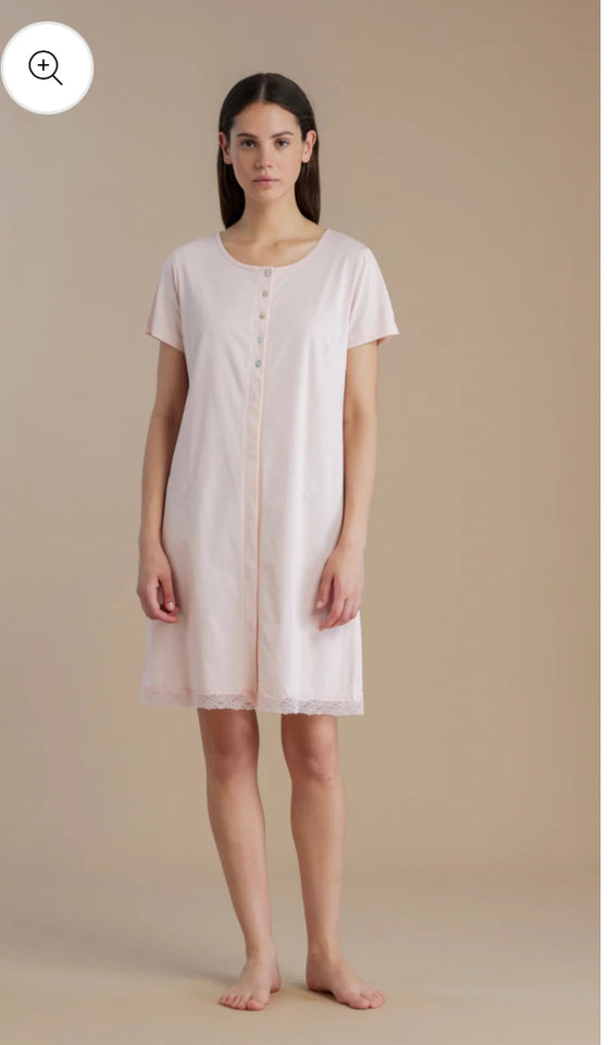 Camicia mezza manica tinta unita aperta plus 3359