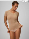 T-shirt mezza manica color carne Y.mora  19147