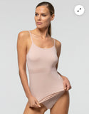 Spalla stretta microfibra Pompea top
