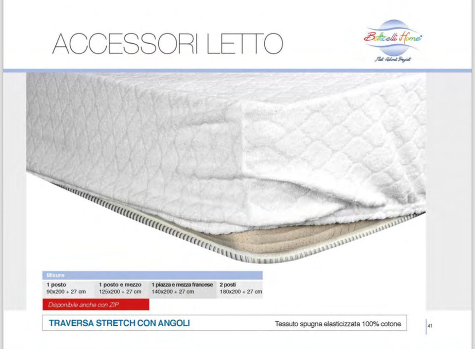 Coprimaterasso botticelli Spugna strech relax