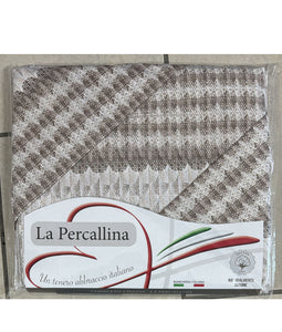 C.lenzuola percalle geometrico 2 posti MAXI 270