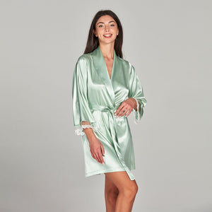 Completo sposa Carol in raso Maestri Cotonieri e 9998 andra