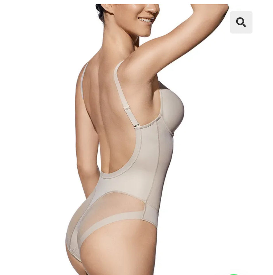 Body giorgia con scollatura profonda