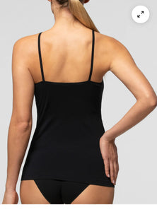 Spalla stretta microfibra Pompea top