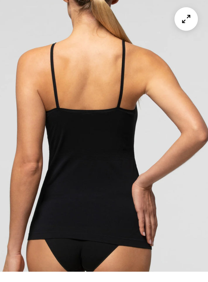 Spalla stretta microfibra Pompea top