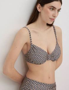 Top bikini snellente con stampa glitter, coppa C S.coppa 82929