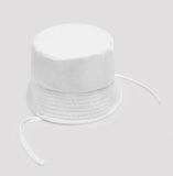 Cappello da spiaggia per bebè in cotone bianco con tesa dritta 97557 97554 97551