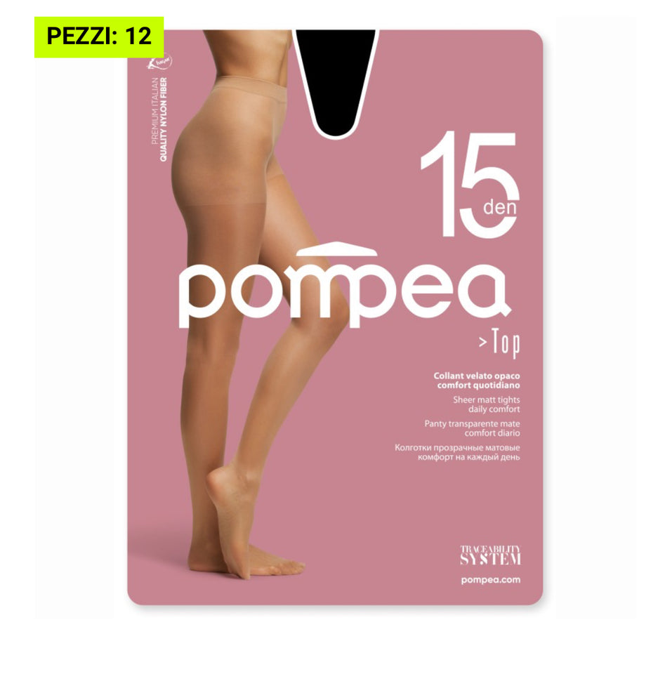 Collant top 15 den pompea