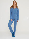 Pigiama aperto con collo  jersey invernale noidinotte 9397/9395/9396/9309