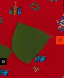 Calzino gallo lungo natale fantasia AP4264