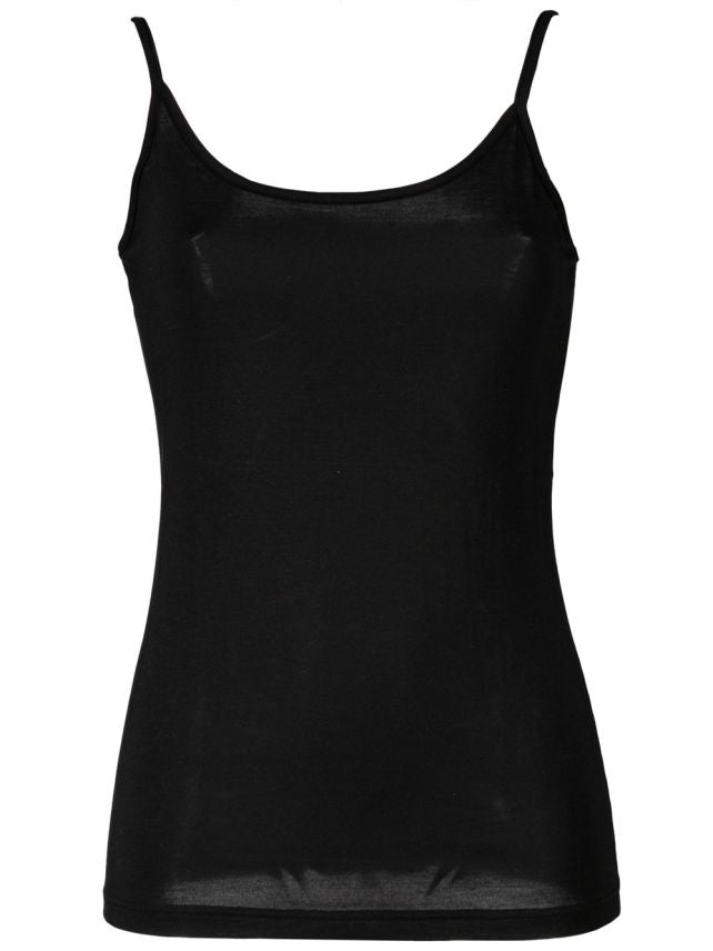 Top donna caldo cotone nottingham bretellina