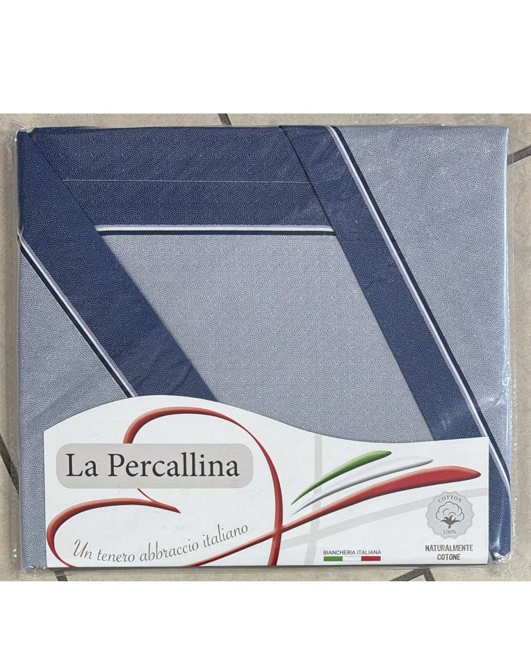 C.lenzuola percalle geometrico 2 posti MAXI 270