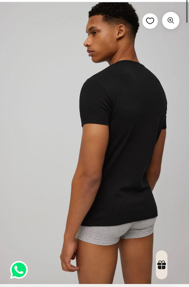 T-shirt a v termica ysabel mora uomo 70100