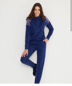 Pigiama donna di micropile semplice conformato 9445
