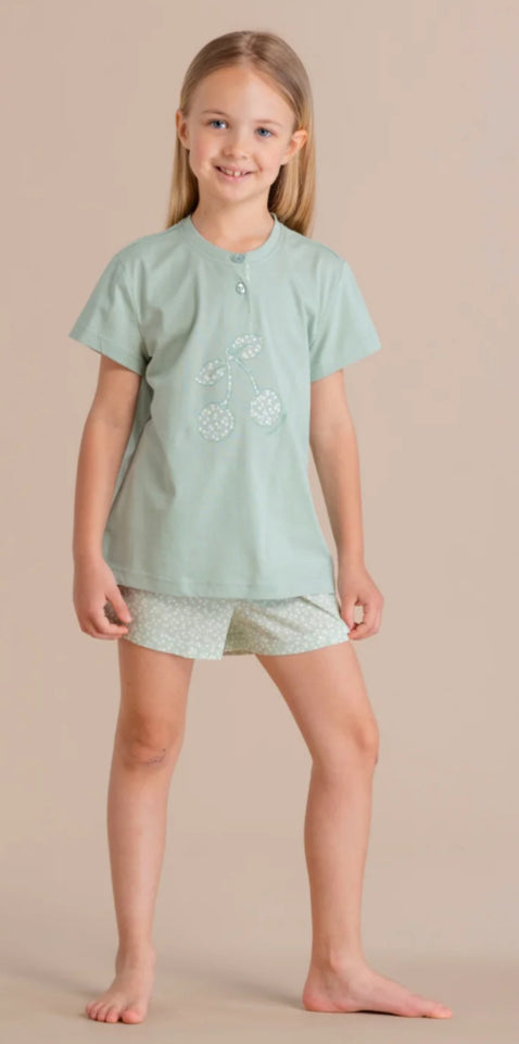 Pigiama bambina corto cotone noidinotte 2515