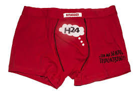 Boxer uomo capodonna uomo con frase