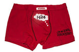 Boxer uomo capodonna uomo con frase