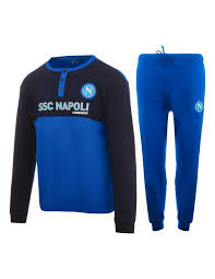 Pigiama napoli uomo caldo cotone