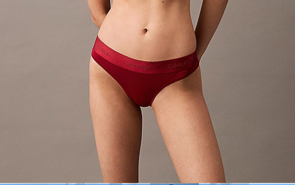 Perizoma rosso calvin klein molla alta