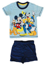 Pigiama corto bambino Disney – cotone leggero, personaggi assortiti (3/4 – 9/10 anni)