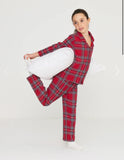 Pigiama Tartan noidinotte Famiglia Rosso