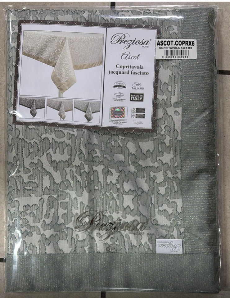 Tovaglia ascot moderna preziosa