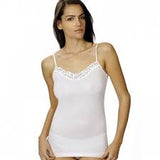 Top con macrame donna filo di scozia speroni