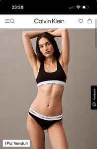 Slip calvin klein molla alta basic 3787 8520