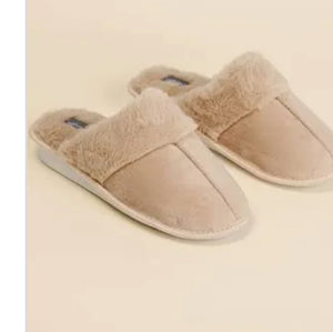 Pantofola Pelliccia noidinotte con tessuto 3101