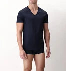 t-shirt filo di scozia perofil a v 321