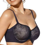 Reggiseno violetta Selene coppa C-D banda laterale larga
